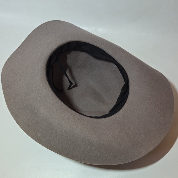 Wallaroo Aspen Wool Fedora Women's Boho Indie Classic Neutral Mimimalist Hat. - Picture 8 of 8